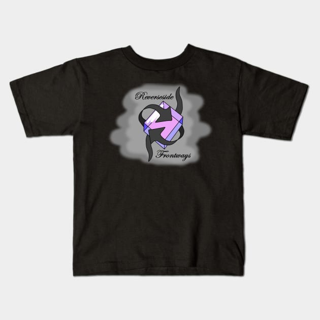 Reverseside Frontways Kids T-Shirt by OrangeCat